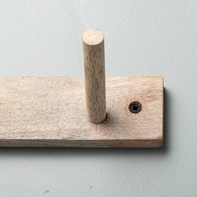 Wood 6-Peg Wall Hook - Hearth & Hand™ With Magnolia 2 Wood 6-Peg Wall Hook - Hearth & Hand™ With Magnolia - Image 2