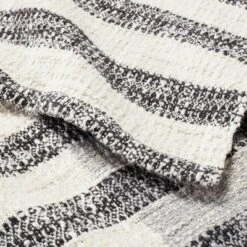 Contrast Edge Stripe Throw Blanket Railroad Gray/Cream - Hearth & Hand™ With Magnolia 5 Contrast Edge Stripe Throw Blanket Railroad Gray/Cream - Hearth & Hand™ With Magnolia -Home Decoration GUEST 0a74bc6c 6488 48cf 9a5e 7202f8c219e4