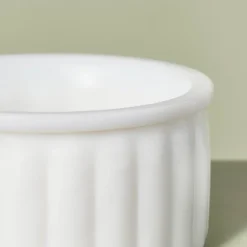 Ribbed Milk Glass Bathroom Trinket Dish White - Hearth & Hand™ With Magnolia 5 Ribbed Milk Glass Bathroom Trinket Dish White - Hearth & Hand™ With Magnolia -Home Decoration GUEST 11692f3a 653d 42aa 857c 25e0fc7e1132