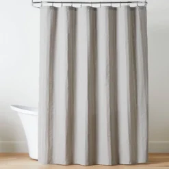Crinkle Stripe Woven Shower Curtain - Hearth & Hand™ With Magnolia -Home Decoration GUEST 12eccc21 15b6 4f53 9374 db40d0d2b19d