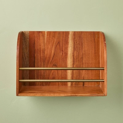 Vinyl Wall Hanging Storage Wood - Hearth & Hand™ With Magnolia 2 Vinyl Wall Hanging Storage Wood - Hearth & Hand™ With Magnolia - Image 2