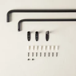 French Return Curtain Rod Matte Black - Hearth & Hand™ With Magnolia -Home Decoration GUEST 222d72d9 a14d 44cc 9a47 af5b627255f7