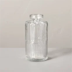 Ribbed Clear Glass Bud Vase - Hearth & Hand™ With Magnolia -Home Decoration GUEST 2286386d 3a94 4818 84ed f09772246027