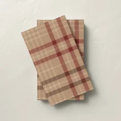 16ct Fall Plaid Paper Guest Towels Burgundy/Brown - Hearth & Hand™ With Magnolia -Home Decoration GUEST 22aa7031 a51c 4b2d 9747 75fe865a13e7