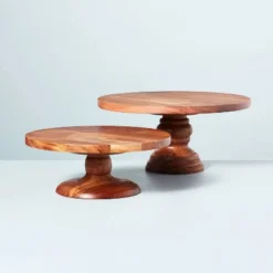 11" Wooden Cake Stand - Hearth & Hand™ With Magnolia -Home Decoration GUEST 239e33c4 159a 441c a2c4 38d6fd007af5