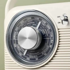 Retro Portable AM/FM Bluetooth Radio Cream - Hearth & Hand™ With Magnolia -Home Decoration GUEST 2add7984 18c8 4043 9cf4 bcdbd7d3b28a