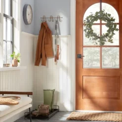 16" Multi-Prong Metal Wall Hook Rack Brass Finish - Hearth & Hand™ With Magnolia