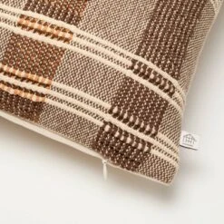 18"x18" Stripe Square Toss Pillow - Hearth & Hand™ With Magnolia -Home Decoration GUEST 318979d3 642c 4eb4 8bb9 af65011dc9a3