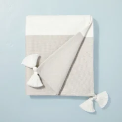 Tasseled Color Block Woven Throw Blanket - Hearth & Hand™ With Magnolia -Home Decoration GUEST 35f46129 7b6b 41e9 9ceb 79b53330dbb9