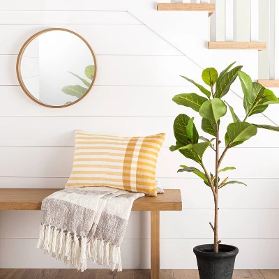 39" Faux Audrey Ficus Tree - Hearth & Hand™ With Magnolia 1 39" Faux Audrey Ficus Tree - Hearth & Hand™ With Magnolia