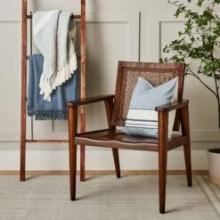 Solid Hemstitch With Fringe Throw Blanket - Hearth & Handâ„¢ With Magnolia