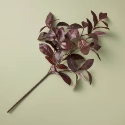 Black Plum Leaf Artificial Fall Stem - Hearth & Hand™ With Magnolia -Home Decoration GUEST 3c9fae7b 56e6 4005 aa2d c9d30ea18931