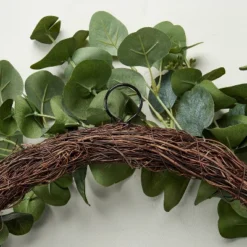 24" Faux Seeded Eucalyptus Wreath - Hearth & Hand™ With Magnolia -Home Decoration GUEST 3d7ecc78 94d6 48fc 863e 0b71f2a7dee9