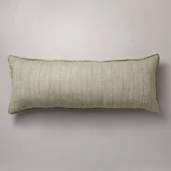 16"x42" Washed Loop Stripe Lumbar Bed Pillow - Hearth & Hand™ With Magnolia -Home Decoration GUEST 3f4d66eb 1363 4711 9f60 162fc243fa6f