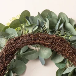 20" Faux Seeded Eucalyptus With Berry Wreath - Hearth & Hand™ With Magnolia -Home Decoration GUEST 41a13a96 c221 49a5 8b77 d32654409299