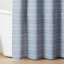Tonal Stripe Woven Shower Curtain - Hearth & Hand™ With Magnolia