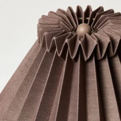 Ceramic With Brown Knife Pleat Shade Accent Table Lamp Sour Cream - Hearth & Hand™ With Magnolia -Home Decoration GUEST 52323476 f3d2 4113 8375 d9ac75016292