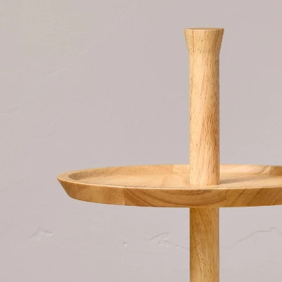 2-Tier Rubberwood Serving Tray - Hearth & Hand™ With Magnolia 2 2-Tier Rubberwood Serving Tray - Hearth & Hand™ With Magnolia - Image 2