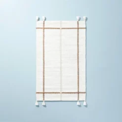 Bold Cross Stripes Tassel Rug Cream/Tan - Hearth & Hand™ With Magnolia 12 Bold Cross Stripes Tassel Rug Cream/Tan - Hearth & Hand™ With Magnolia -Home Decoration GUEST 6cc8f106 81f2 4c56 a259 7849943cb5a5