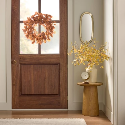 26" Rusted Eucalyptus Wreath - Hearth & Hand™ With Magnolia 1 26" Rusted Eucalyptus Wreath - Hearth & Hand™ With Magnolia