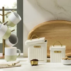 Metal Tea Tin Cream/Brass - Hearth & Handâ„¢ With Magnolia