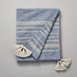 Heathered Stripe Tasseled Woven Throw Blanket - Hearth & Hand™ With Magnolia 6 Heathered Stripe Tasseled Woven Throw Blanket - Hearth & Hand™ With Magnolia -Home Decoration GUEST 7875158e b8bb 4d10 98bc dd0b4288eb91