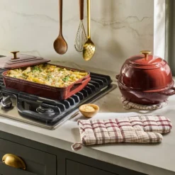 9"x13" Dutch Oven Casserole Red - Hearth & Handâ„¢ With Magnolia