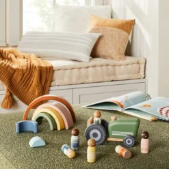 Toy Rainbow Wooden Block Stacker - 6pc - Hearth & Hand™ With Magnolia