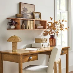 6" Medium Metal Box With Brass Hardware Tan - Hearth & Hand™ With Magnolia