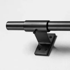 Steel Curtain Rod Matte Black - Hearth & Hand™ With Magnolia -Home Decoration GUEST 93451e14 271e 4685 a29b 53f19cc87dba