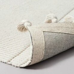 Texture Border Stripe Rug Cream/Silver Gray - Hearth & Hand™ With Magnolia -Home Decoration GUEST 94669fa7 9809 4e40 99dd 993073cf36dc