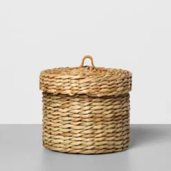 Woven Bath Storage Canister Beige - Hearth & Hand™ With Magnolia -Home Decoration GUEST 9962dbc5 a85b 48b2 a6bc b2683b4ff110