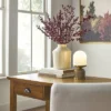 Brass Fluted And Frosted Glass Accent Table Lamp Brass/White - Hearth & Hand™ With Magnolia