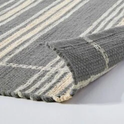 Wool Blend Variegated Stripe Area Rug Dark Gray - Hearth & Hand™ With Magnolia -Home Decoration GUEST 9dd02d18 6d5e 42bb a6fd 2ce15248043f