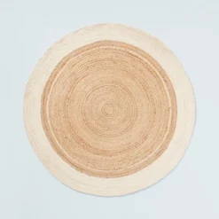 Bordered Color Block Braided Jute Area Rug Cream/Natural - Hearth & Hand™ With Magnolia 8 Bordered Color Block Braided Jute Area Rug Cream/Natural - Hearth & Hand™ With Magnolia -Home Decoration GUEST a0c10415 4f9c 4b5a b871 4df723b8b079