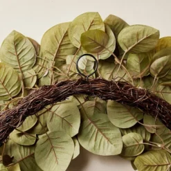 24" Faux Fall Leaf Wreath - Hearth & Hand™ With Magnolia -Home Decoration GUEST a26e451f 463e 4999 af5d fe05e515e3f6