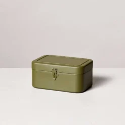Decorative Metal Storage Box Green - Hearth & Hand™ With Magnolia -Home Decoration GUEST a8afceba 0ae7 4309 ba71 a0e1832484a9