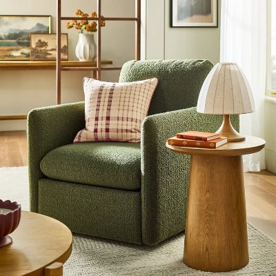 Wood Trumpeted Table Lamp - Hearth & Hand™ With Magnolia 2 Wood Trumpeted Table Lamp - Hearth & Hand™ With Magnolia - Image 2