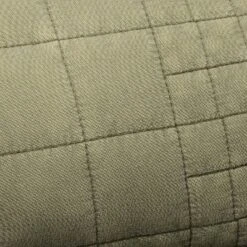 26"x26" Quilt Euro Square Throw Pillow Green - Hearth & Hand™ With Magnolia -Home Decoration GUEST bcc38116 e040 4a47 ba37 c3abdc775782