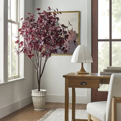 72" Artificial Fall Maple Tree - Hearth & Hand™ With Magnolia 1 72" Artificial Fall Maple Tree - Hearth & Hand™ With Magnolia