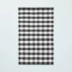 Textured Gingham Indoor/Outdoor Woven Area Rug Dark Gray/Cream - Hearth & Hand™ With Magnolia 8 Textured Gingham Indoor/Outdoor Woven Area Rug Dark Gray/Cream - Hearth & Hand™ With Magnolia -Home Decoration GUEST c05f3439 a175 48da b02f 71e3468b8cdf