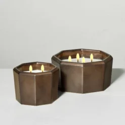 Octagonal Ceramic Salted Honey Fall Jar Candle Metallic Bronze - Hearth & Hand™ With Magnolia 7 Octagonal Ceramic Salted Honey Fall Jar Candle Metallic Bronze - Hearth & Hand™ With Magnolia -Home Decoration GUEST c2d76d0f 821b 4b02 b2fe 1a79665ccca4 1