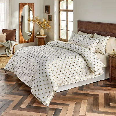 Clip Dobby Comforter Green - Hearth & Hand™ With Magnolia 1 Clip Dobby Comforter Green - Hearth & Hand™ With Magnolia