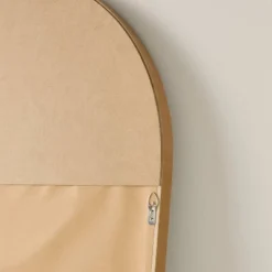 Arched 28"x70" Wood Framed Leaner Mirror Brass - Hearth & Hand™ With Magnolia -Home Decoration GUEST c350a3ae 9418 401b 8fd8 dd8c2dfa59af