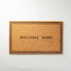 Welcome Home Coir Doormat Tan/Black - Hearth & Hand™ With Magnolia -Home Decoration GUEST e0df802f 5d22 49c4 8569 c660416bbdb1