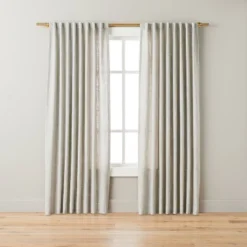 Heathered Slub Curtain Panel - Hearth & Hand™ With Magnolia -Home Decoration GUEST e709b5d2 ea46 4acf 9a7b 2d00440fd753