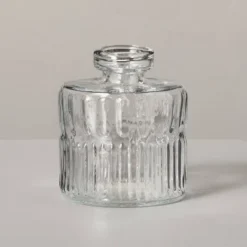 Ribbed Clear Glass Bud Vase - Hearth & Hand™ With Magnolia -Home Decoration GUEST e982acbd e5d8 4e5c 91ef 3f47a5268ba4