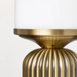 Brass Fluted And Frosted Glass Accent Table Lamp Brass/White - Hearth & Hand™ With Magnolia 6 Brass Fluted And Frosted Glass Accent Table Lamp Brass/White - Hearth & Hand™ With Magnolia -Home Decoration GUEST eb798899 c1c7 497a b2a0 db2964ab0abc