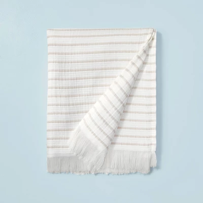 Allover Stripe Matelassé Throw Blanket - Hearth & Hand™ With Magnolia 5 Allover Stripe Matelassé Throw Blanket - Hearth & Hand™ With Magnolia - Image 5