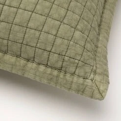 26"x26" Quilt Euro Square Throw Pillow Green - Hearth & Hand™ With Magnolia -Home Decoration GUEST fabb30d3 9295 43ed 91e0 4094cad2705c